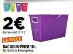 Centrakor BAC SOUS-ÉVIER offre