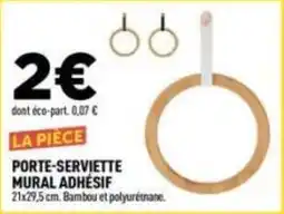 Centrakor PORTE-SERVIETTE MURAL ADHESIF offre