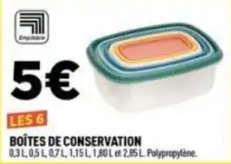 Centrakor Empilable BOÎTES DE CONSERVATION offre