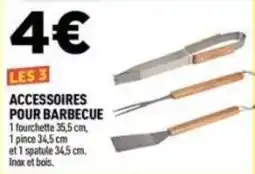 Centrakor LES 3 ACCESSOIRES POUR BARBECUE offre