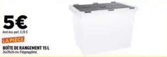 BOÎTE DE RANGEMENT