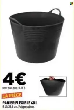 Centrakor PANIER FLEXIBLE 40 L offre