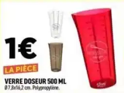 Centrakor five Verre doseur offre