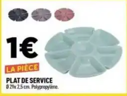 Centrakor PLAT DE SERVICE offre