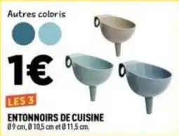 Centrakor ENTONNOIRS DE CUISINE offre