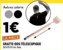 Centrakor GRATTE-DOS TÉLÉSCOPIQUE offre