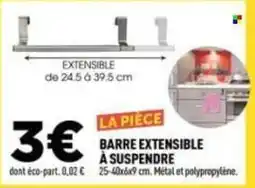Centrakor BARRE EXTENSIBLE À SUSPENDRE offre