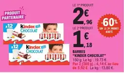 E.Leclerc Express Kinder Chocolat offre