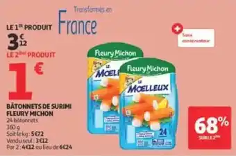 Fleury Michon Bâtonnets de surimi