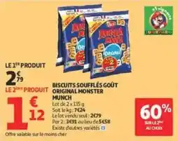Auchan Drive Monster Munch Biscuits soufflés offre