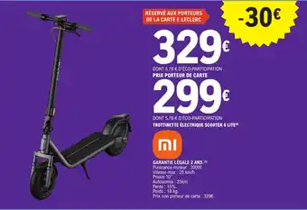 Xiaomi Trottinette électrique Scooter 6 Lite