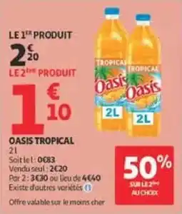 Auchan Drive Oasis Tropical offre