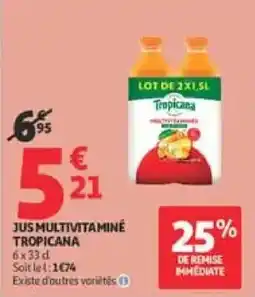 Auchan Drive Tropicana Jus multivitaminé offre