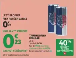 Auchan Drive TAURINE DRINK offre