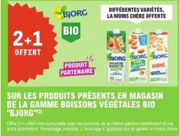 E.Leclerc Express BJORG Boissons végétales bio offre