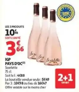 Auchan Drive Scarlette offre