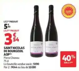 Auchan Drive Pierre Chanau Saint Nicolas de Bourgueuil AOP offre