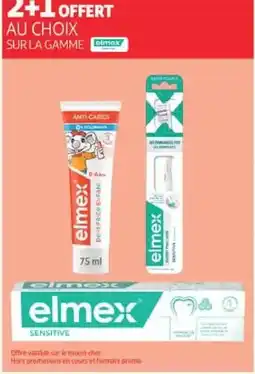 Auchan Drive elmex dentifrice enfant offre