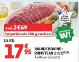 Auchan Drive VIAND Bovine RUMSTEAK offre