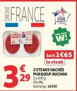 Auchan Drive AUCHANT STEAKS HACHÉS offre