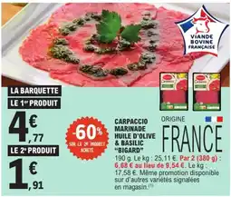 E.Leclerc Express BIGARD Carpaccio offre