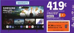 E.Leclerc SAMSUNG TV Mini LED offre