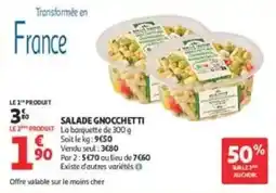 Auchan Drive SALADE GNOCCHETTI offre