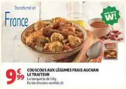 Auchan Drive LE TRAITEUR COUSCOUS AUX LÉGUMES FRAIS offre
