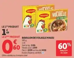 Auchan Drive MAGGI Bouillon de Volaille offre