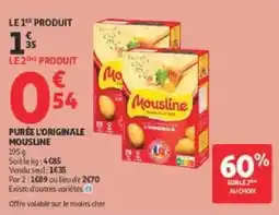 Auchan Drive Mousline Purée l'originale offre