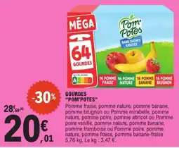 E.Leclerc Express Pom'Potes Gourdes offre