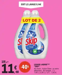 E.Leclerc Express SKIP Lessive liquide offre