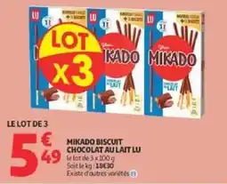 Auchan Drive LU MIKADO BISCUIT offre