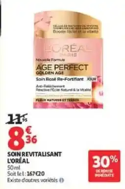 Auchan Drive L'ORÉAL SOIN REVITALISANT offre