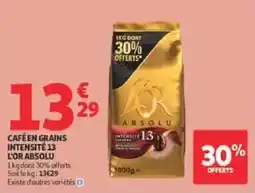 Auchan Drive L'OR ABSOLU CAFÉ EN GRAINS offre