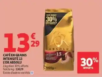 L'OR ABSOLU CAFÉ EN GRAINS