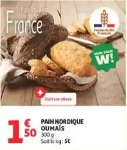 Auchan Drive PAIN NORDIQUE OUMAÏS offre