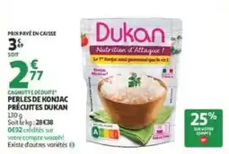 Auchan Drive Dukan Perles de konjac précuites offre
