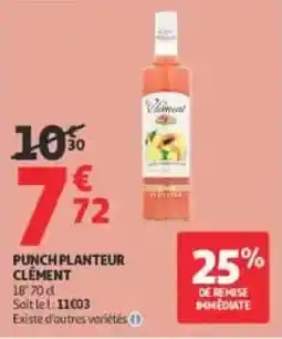 Auchan Drive Clément Punch Planteur offre