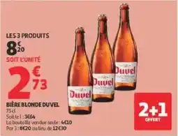 Auchan Drive Duvel Bière blonde offre