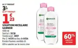 Auchan Drive GARNIER Solution micellaire offre