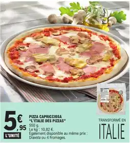 E.Leclerc Express L'italie des pizzas pizza capricciosa offre