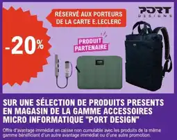 E.Leclerc Port designs offre