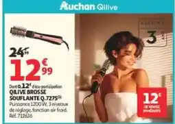 Auchan Drive Qilive brosse souflante q.7275 offre
