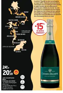 Intermarché Nicolas feuillatte aop champagne brut offre