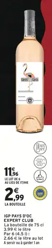 Intermarché Expert club igp pays d'oc gris de gris offre