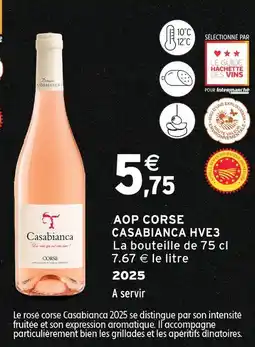 Intermarché Casabianca rosé corse hve3 offre