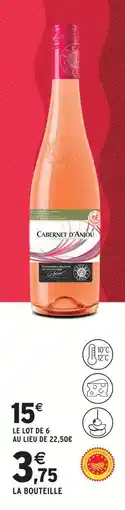 Intermarché Cabernet d'anjou offre