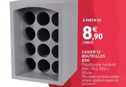 Intermarché Eda casier 12 bouteilles offre
