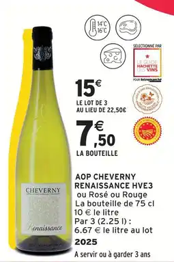 Intermarché Famille brissez aop sancerre terres blanches offre